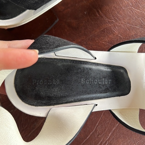 Proenza Schouler Suede Sandal with Copper Heel - Picture 8 of 13